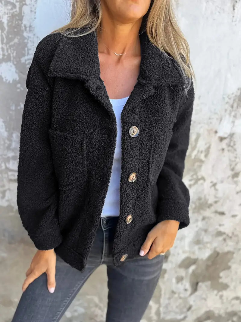 Image of Lucia | Women's Button-Down Relaxed Fit Jacket