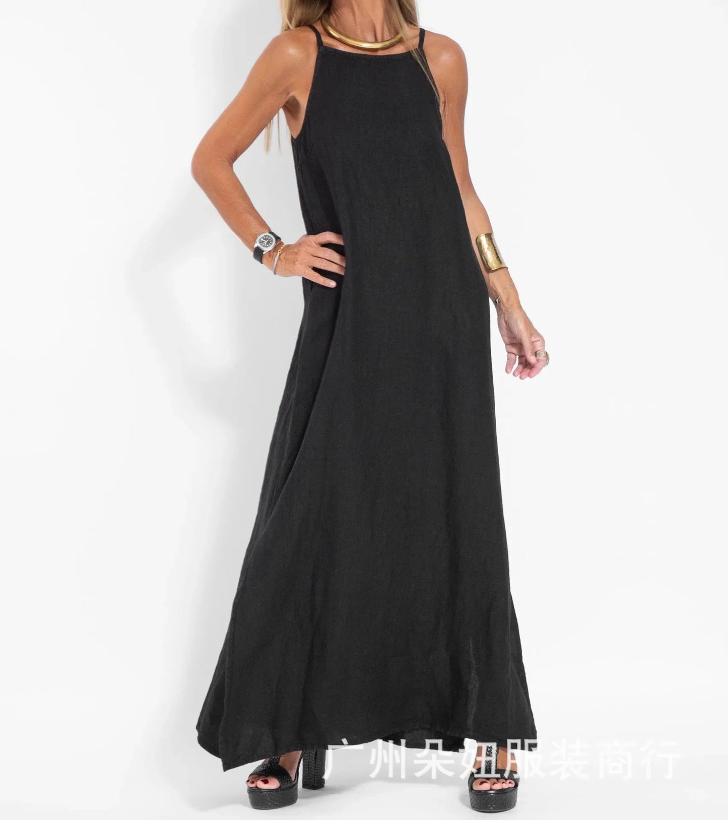 Image of Lucy | Women's Sleeveless Maxi Dress