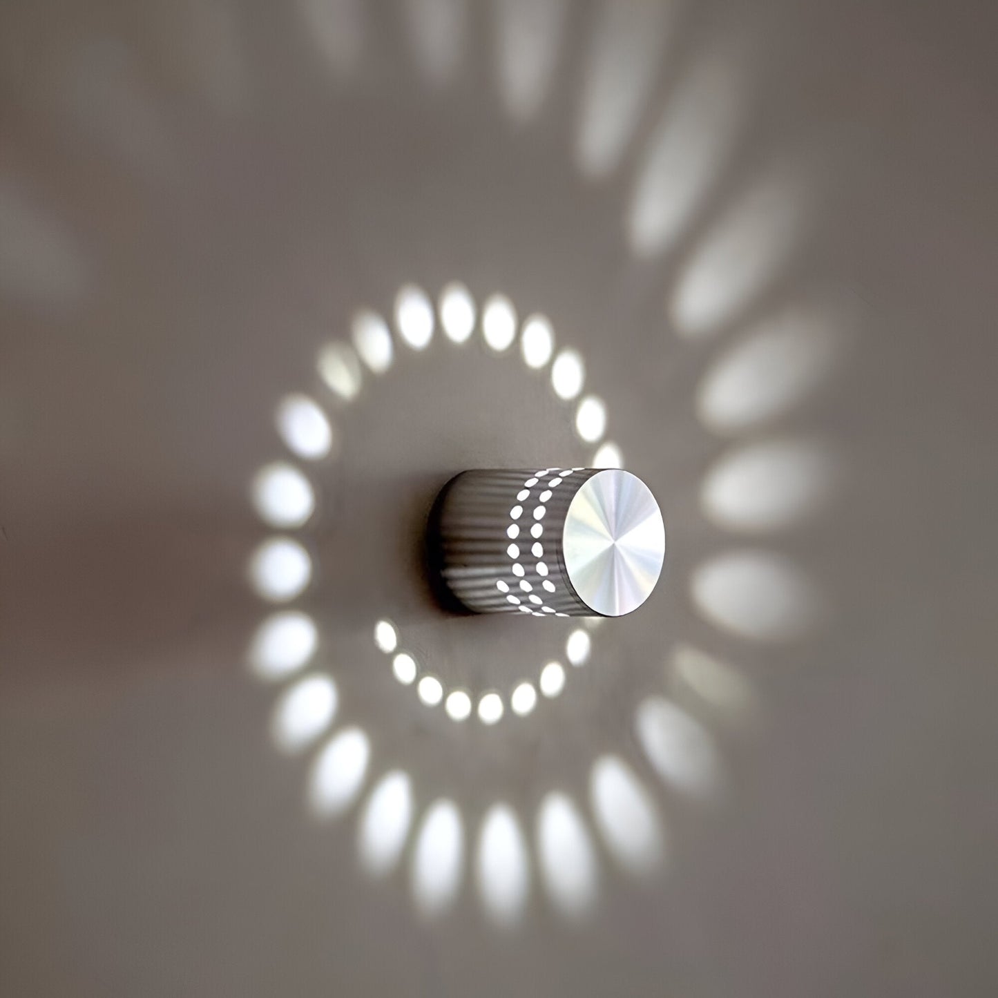 LuminBlast LED Wall Light – Colorful Spiral Cylinder Wall Lamp for Modern Indoor Lighting