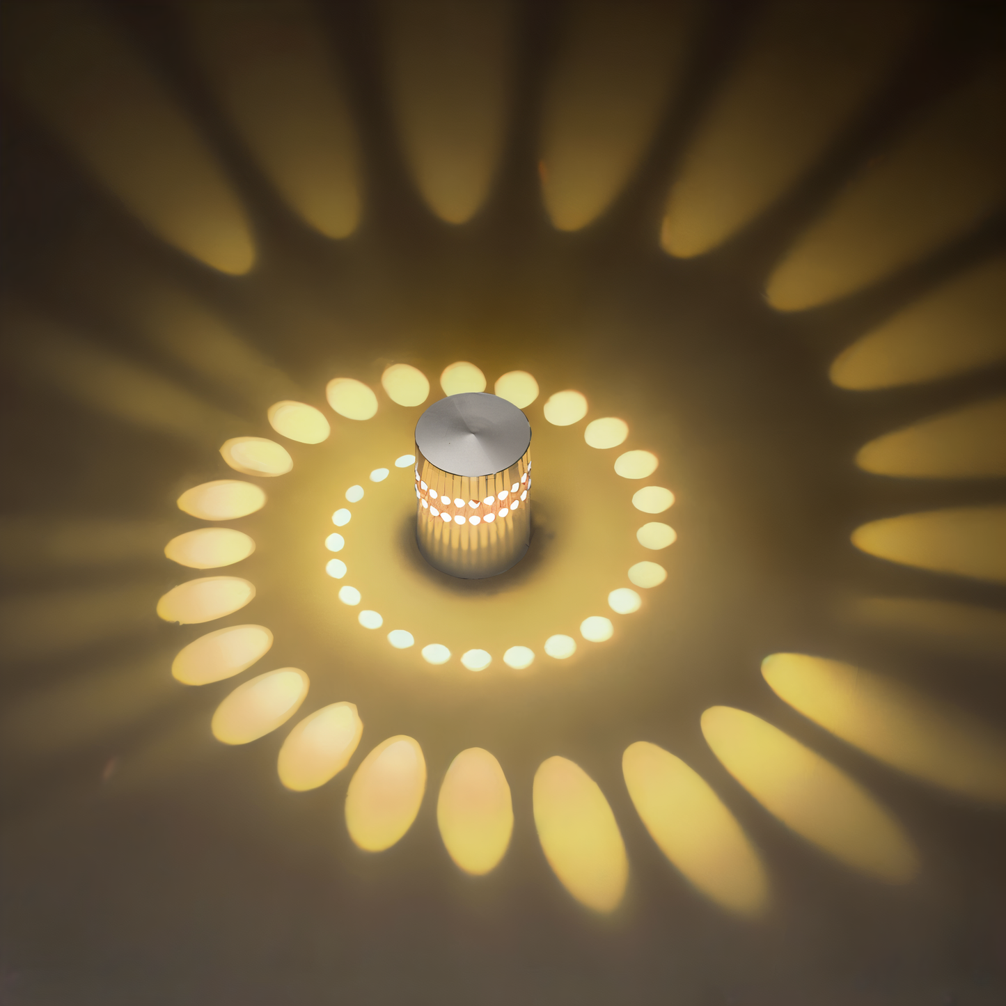LuminBlast LED Wall Light – Colorful Spiral Cylinder Wall Lamp for Modern Indoor Lighting