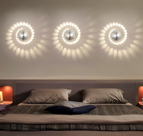 LuminBlast LED Wall Light – Colorful Spiral Cylinder Wall Lamp for Modern Indoor Lighting
