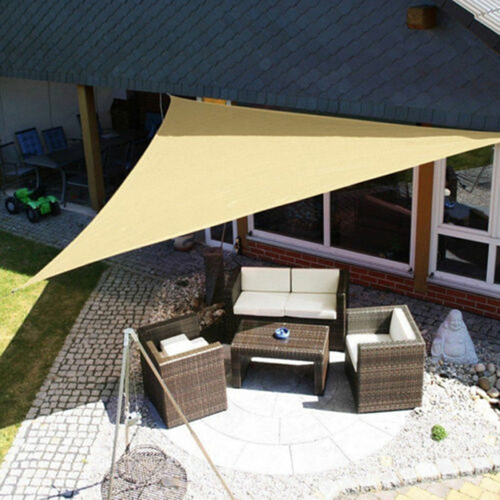 Luxe Shade Sail - Water-Repellent & UV-Resistant for Garden & Terrace