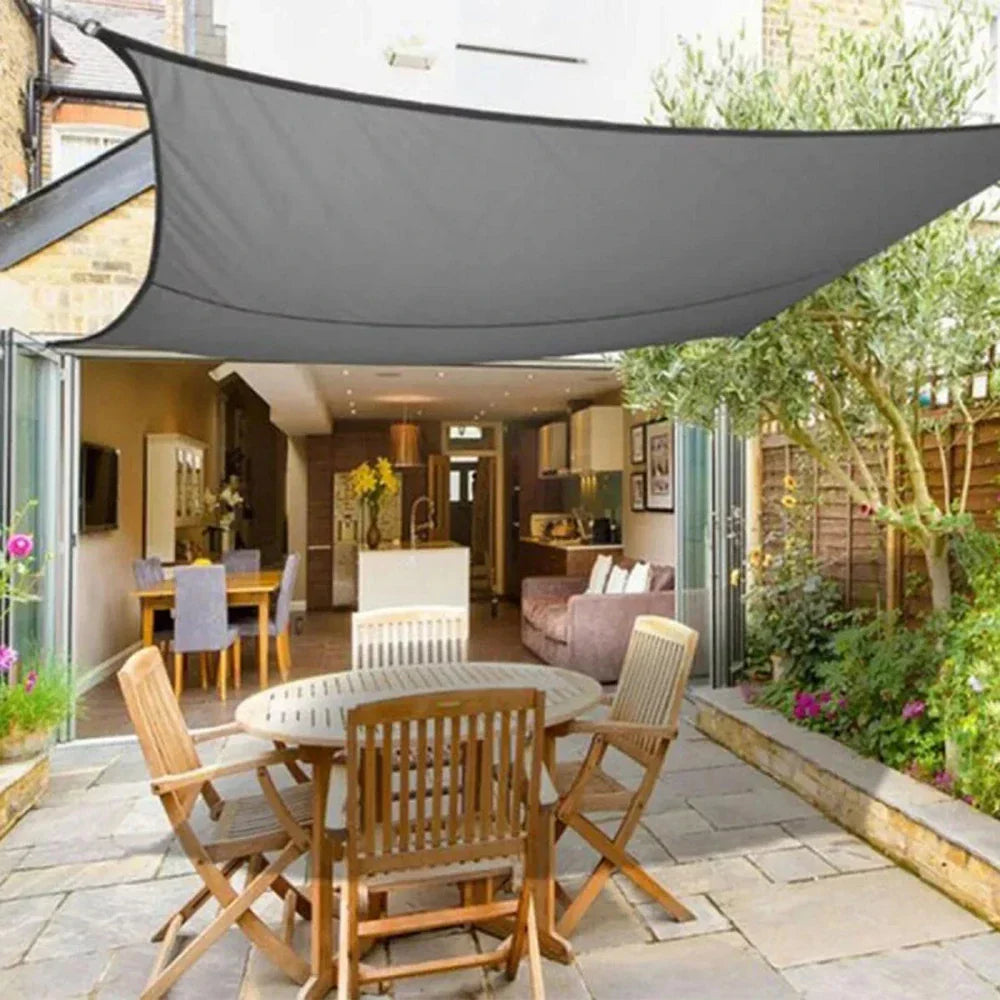Luxe Shade Sail - Water-Repellent & UV-Resistant for Garden & Terrace