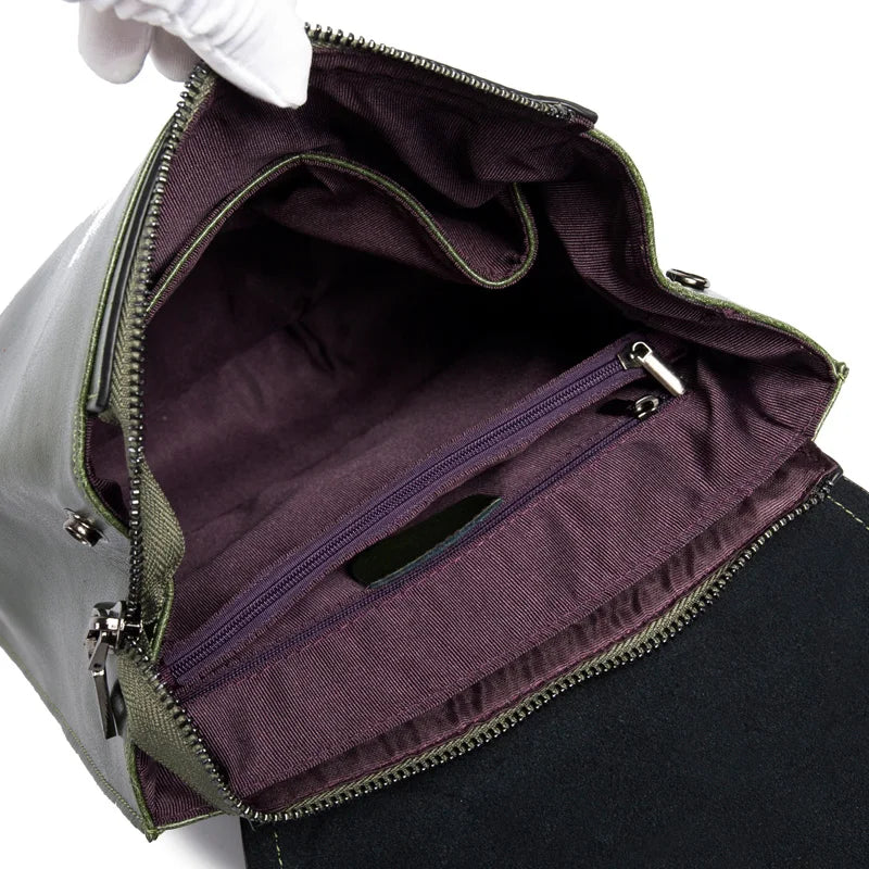 LuxeCarry Leather Backpack – Stylish Design with Versatile Storage for Women