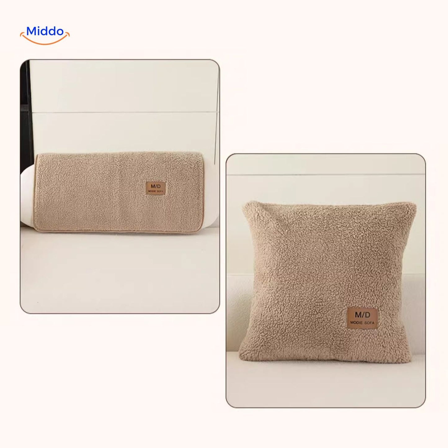 LuxeLamb™ Sofa Covers | Soft Lambskin Design for Warmth and Elegance!