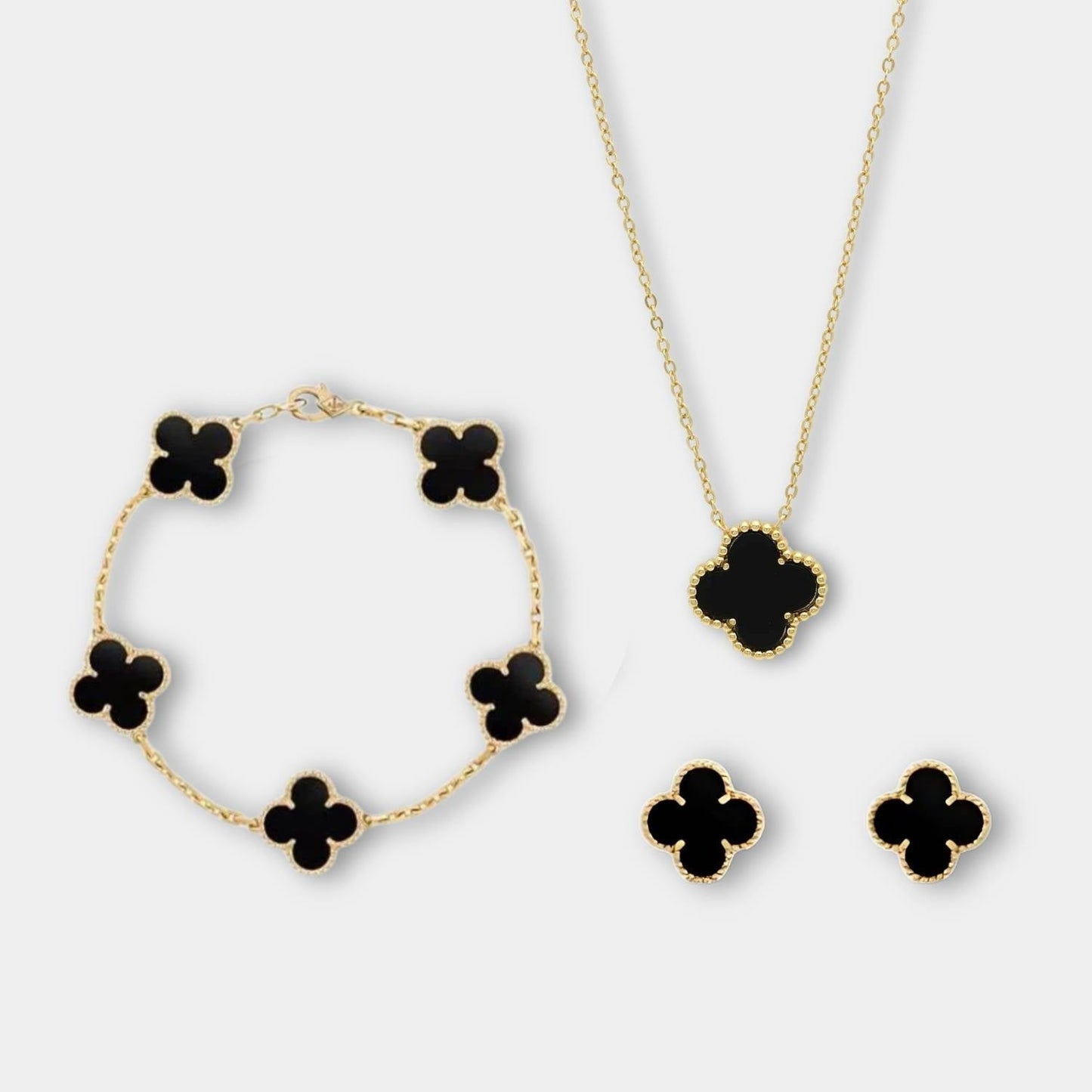 Luxurious Jewelry Set for Women - Necklace, Bracelet, Earrings