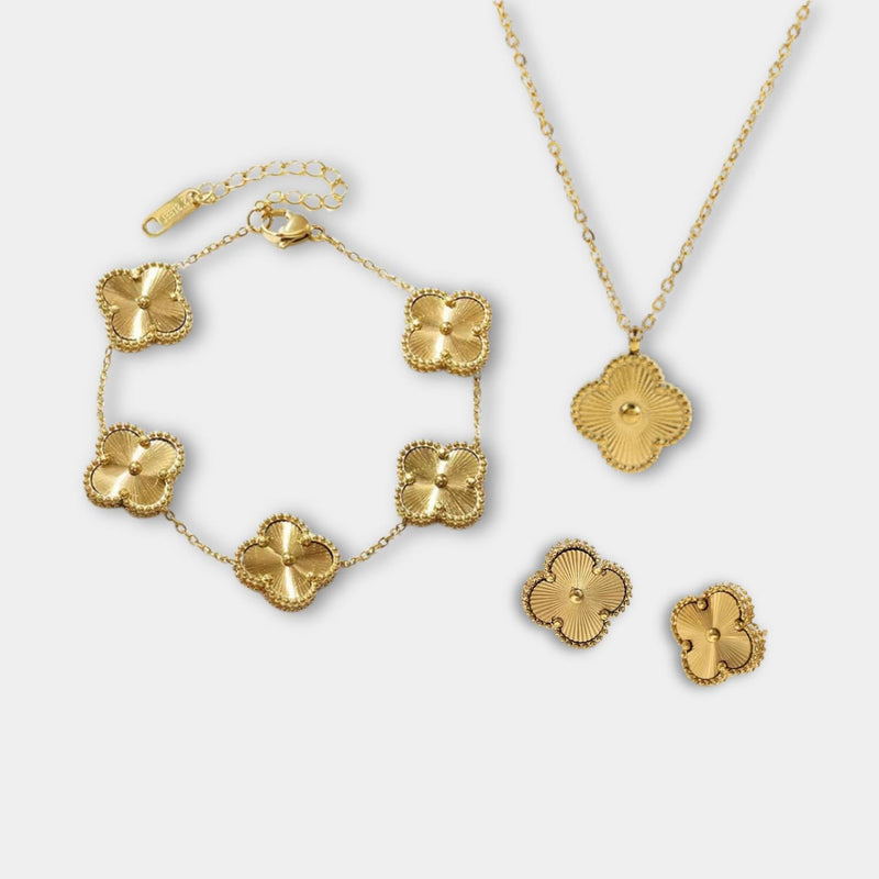 Luxurious Jewelry Set for Women - Necklace, Bracelet, Earrings