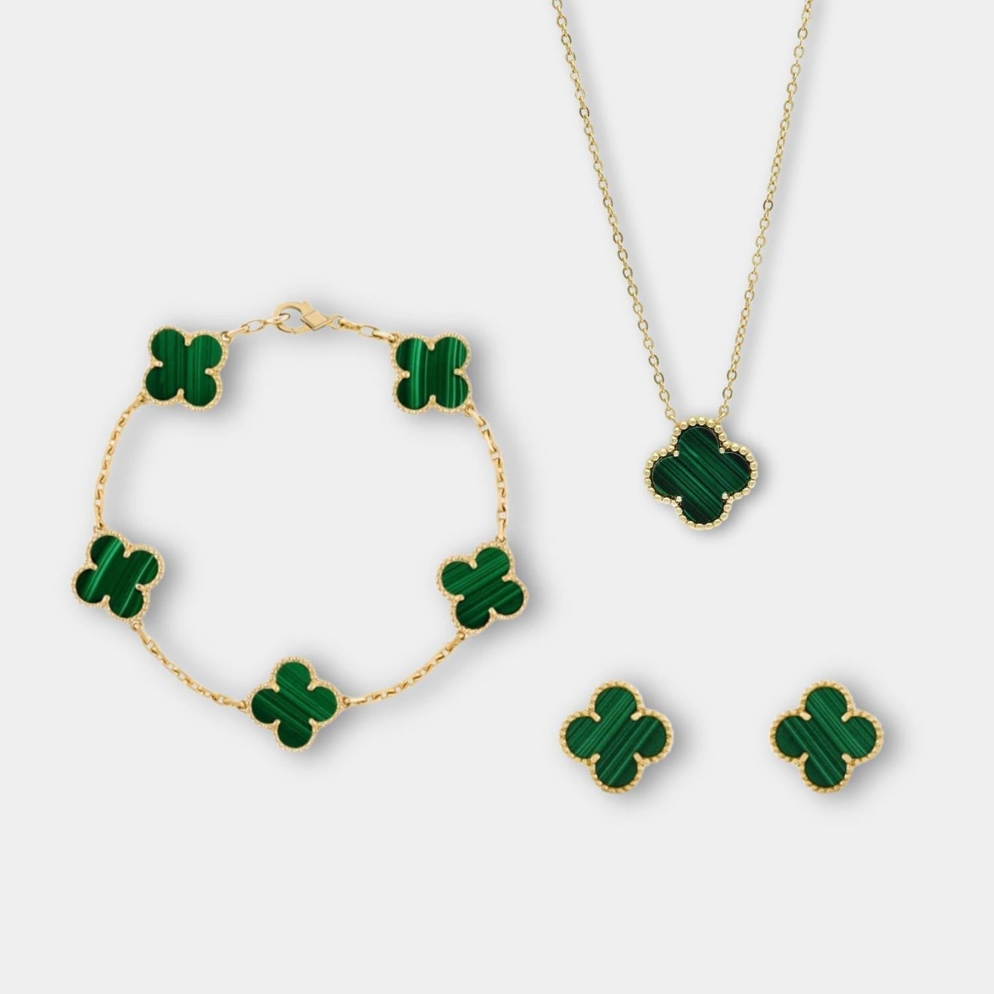 Luxurious Jewelry Set for Women - Necklace, Bracelet, Earrings