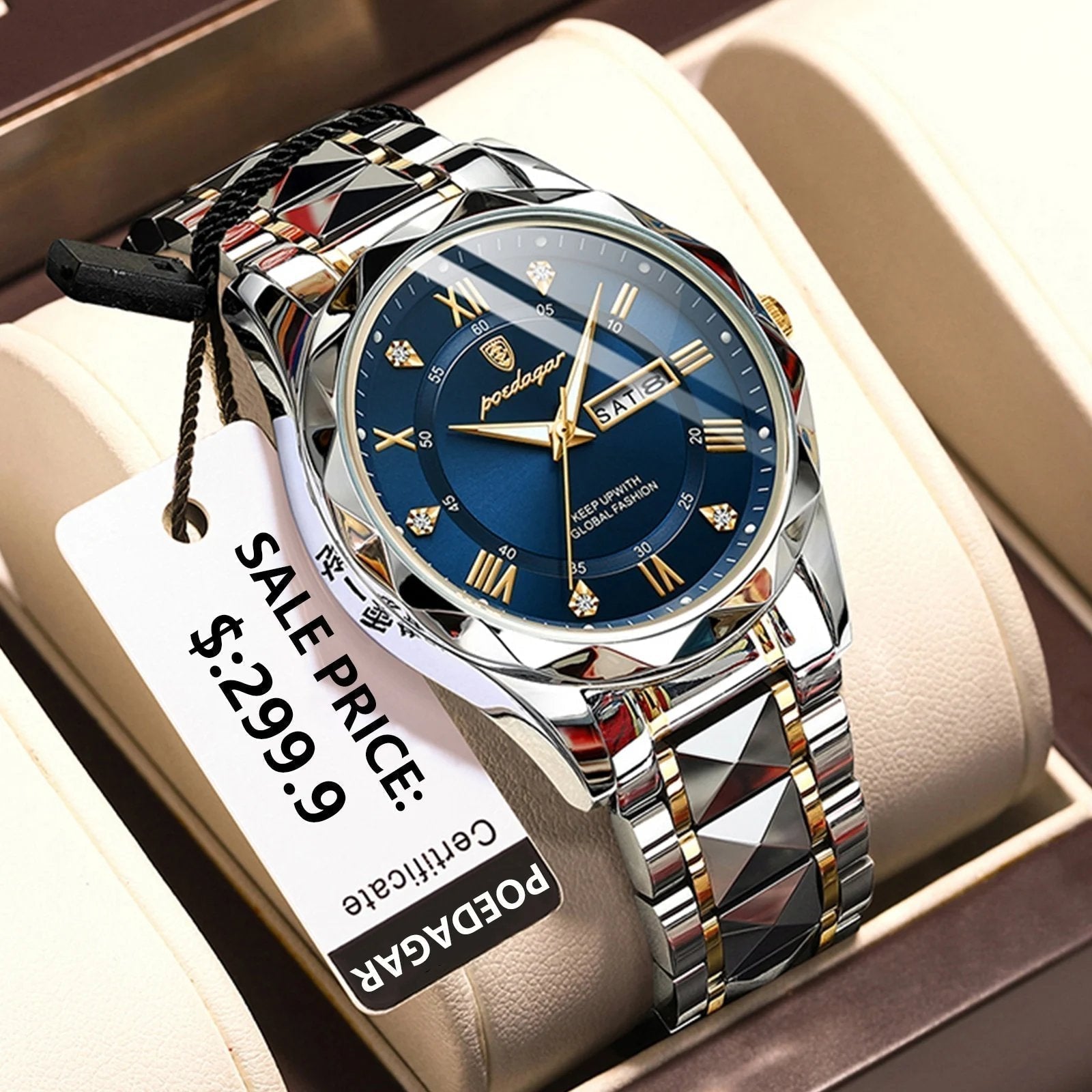 Luxurious Men's Watch - Waterproof | Luminous Function