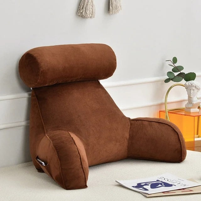 Luxury Backrest Pillow with Adjustable Headrest