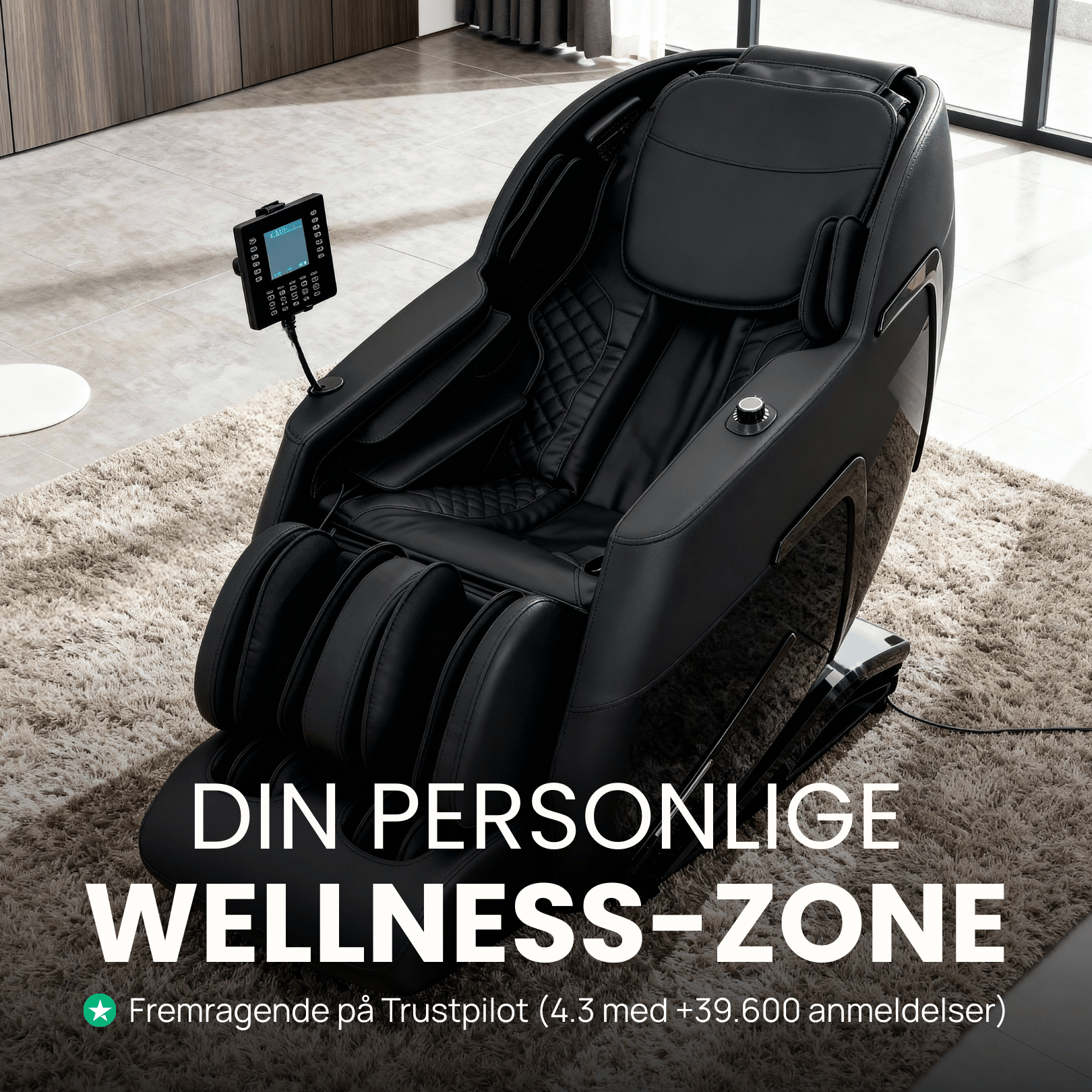 Luxury Massage Chair – with advanced SL-rail technology, heat, and Zero Gravity - model 988