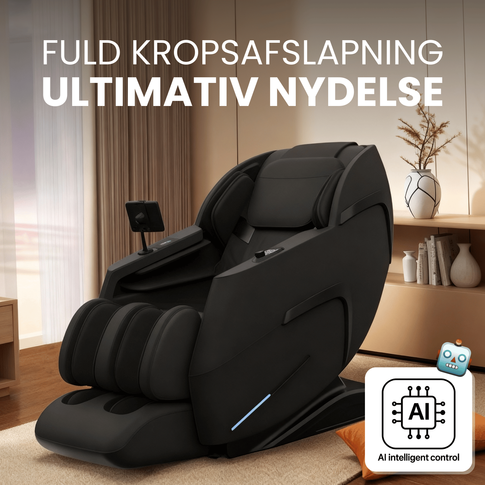 Luxury Massage Chair – with advanced SL-rail technology, heat, and Zero Gravity - model 988