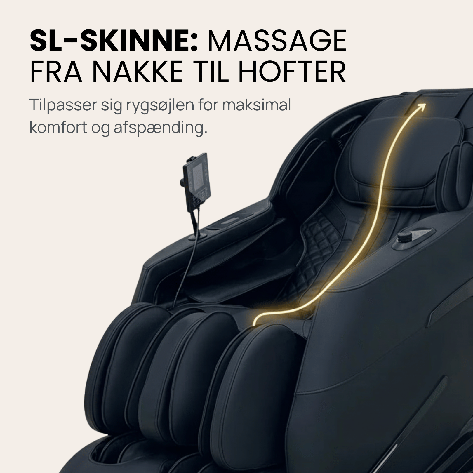 Luxury Massage Chair – with advanced SL-rail technology, heat, and Zero Gravity - model 988