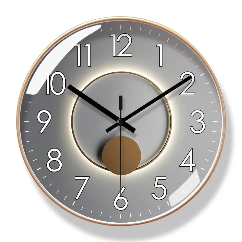 Luxury Round Clock for Modern Decor