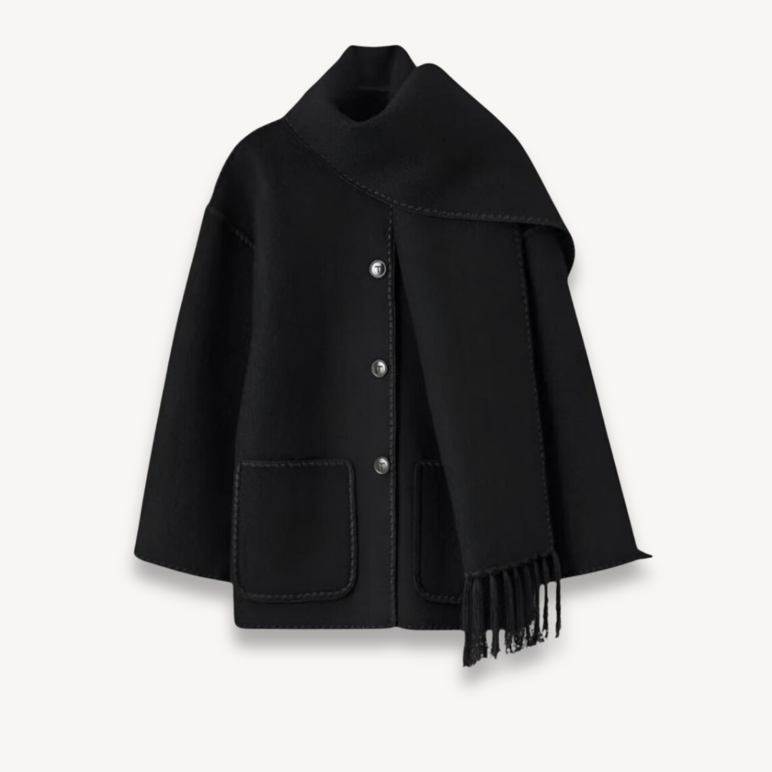 Image of Lydia | Women's Cape Button-Front Jacket