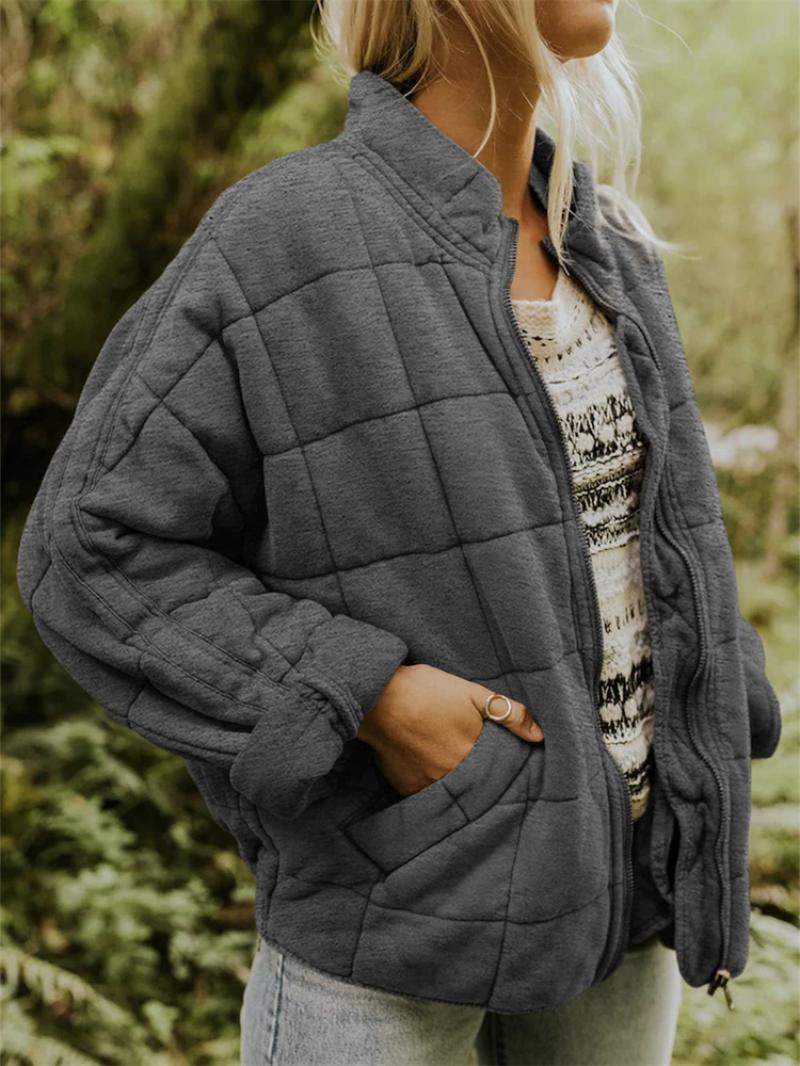 Image of Lynne | Women's Quilted Zip Up Jacket