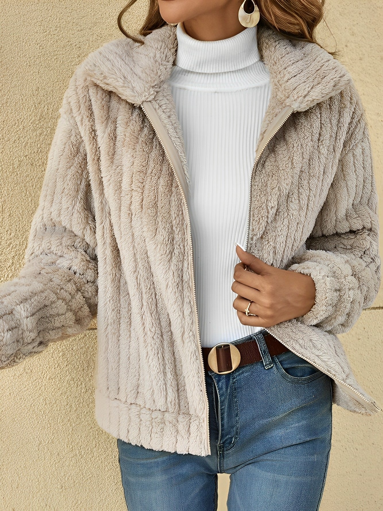 Image of Madison | Women's Zip-Up Relaxed Fit Jacket