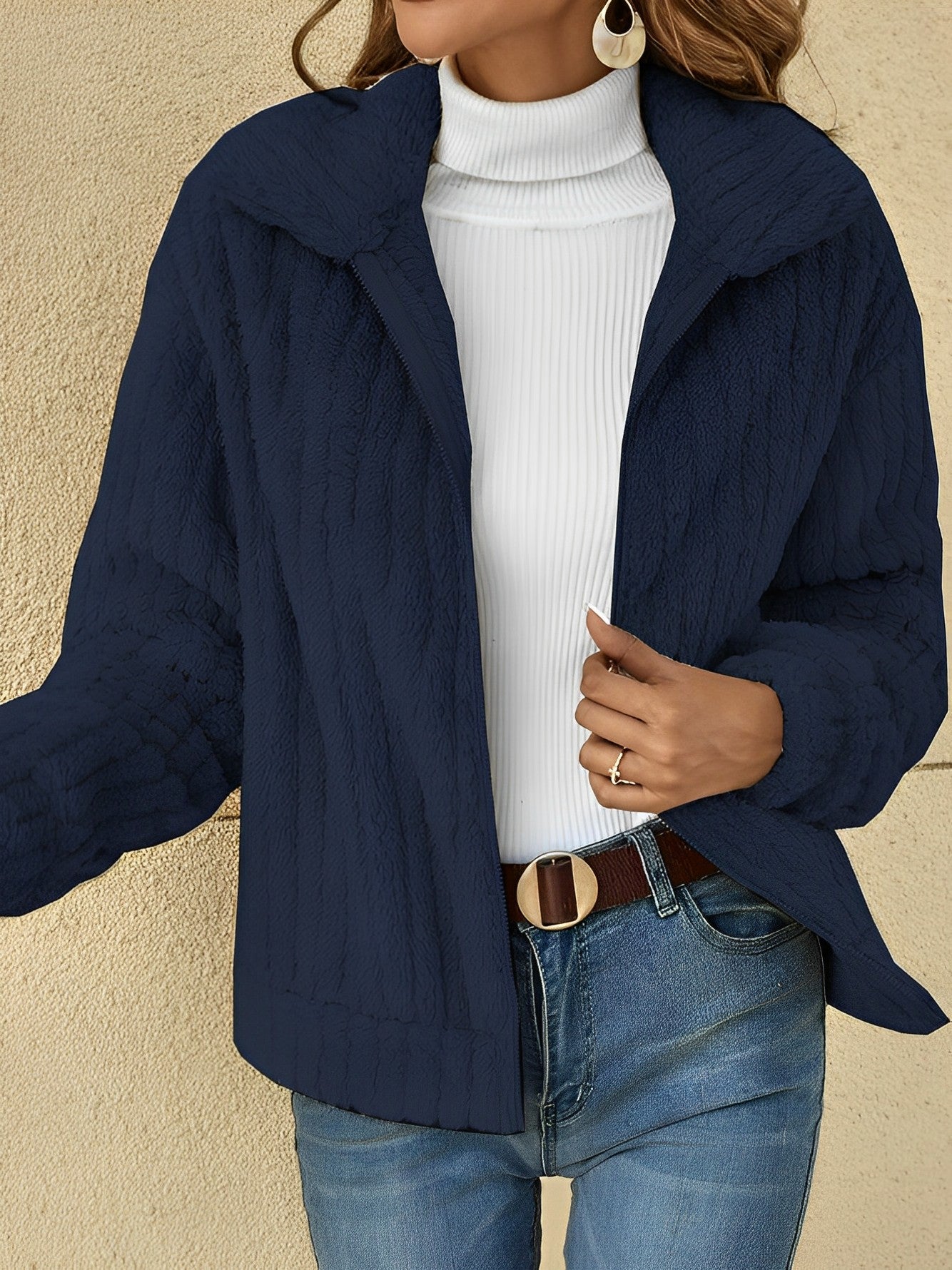Image of Madison | Women's Zip-Up Relaxed Fit Jacket