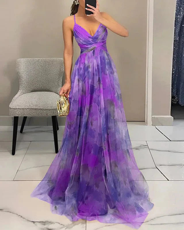 Image of Mae | Women's Spaghetti Strap Maxi Dress