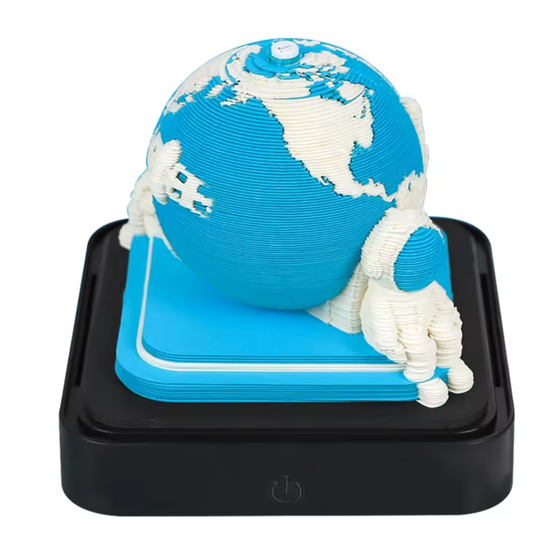 Magic Calendar 2026 – Blue Earth with Lights