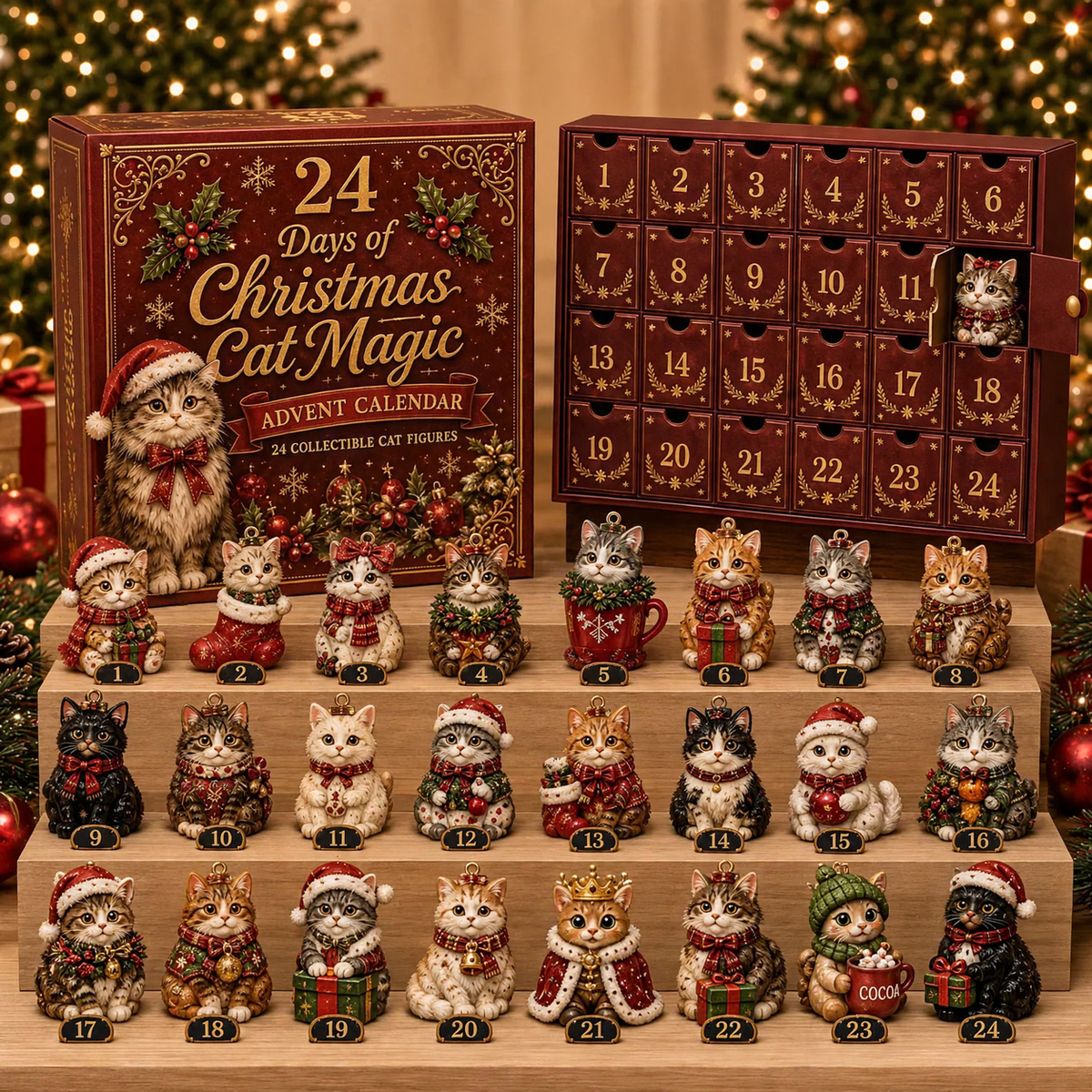Magical Animal Acrylic Advent Calendar