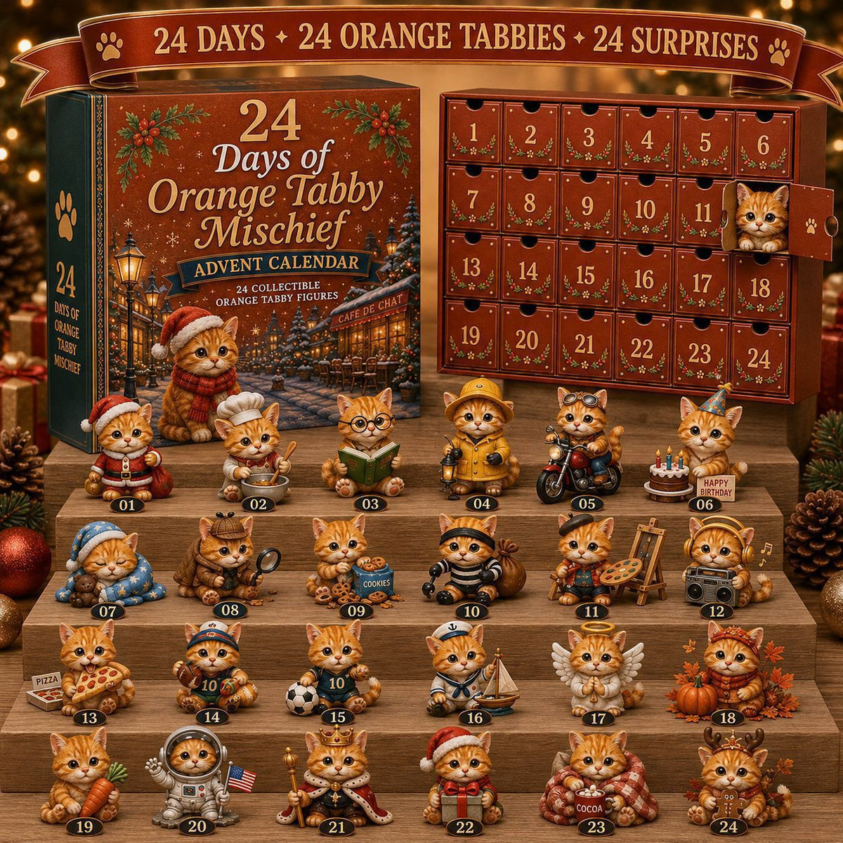Magical Animal Acrylic Advent Calendar
