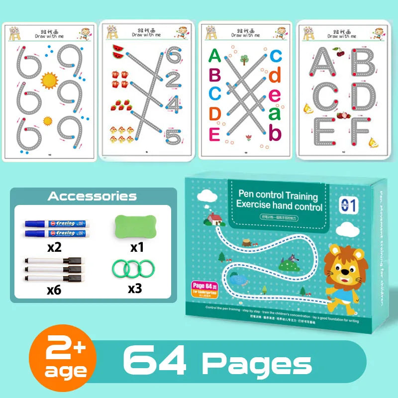 Magical Tracing Workbook Set for Children