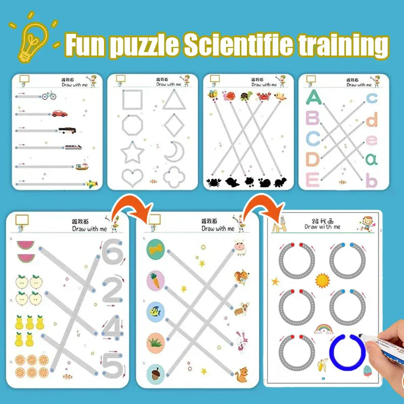 Magical Tracing Workbook Set for Children