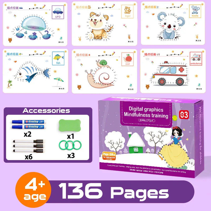 Magical Tracing Workbook Set for Children