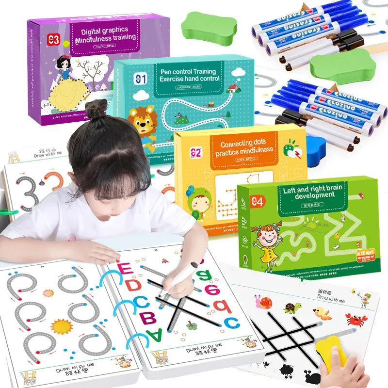 Magical Tracing Workbook Set for Children