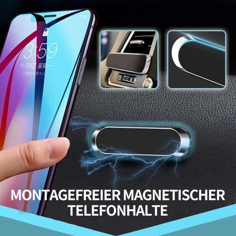 Magnetic Car Phone Holder - Compact and Secure Mounting