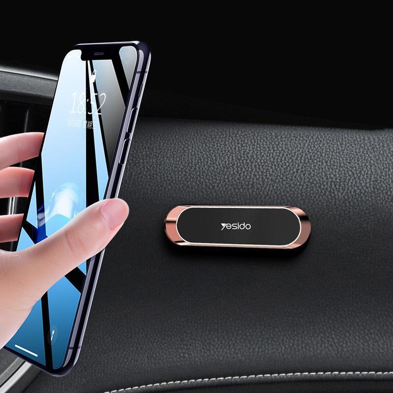 Magnetic Car Phone Holder - Compact and Secure Mounting