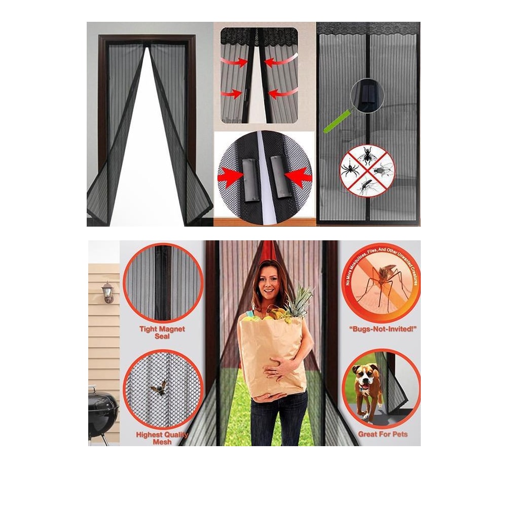 Magnetic Mosquito & Insect Net for Doors - Magic Mesh