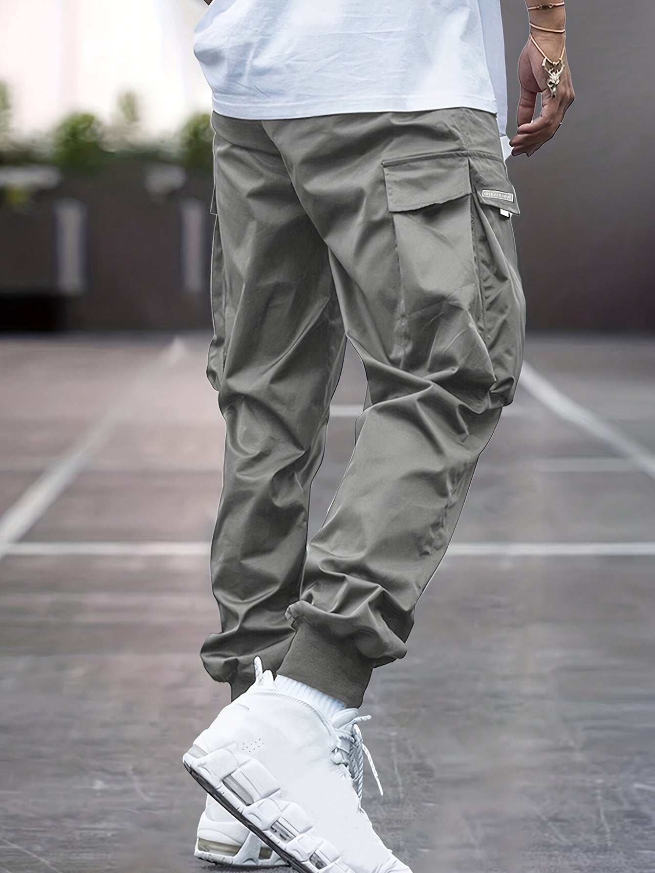 Image of Marco | Men's Drawstring Cargo Trousers