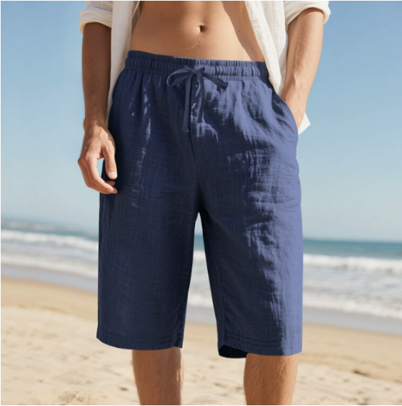 Image of Marco | Men's Knee Length Pull-On Chino Shorts