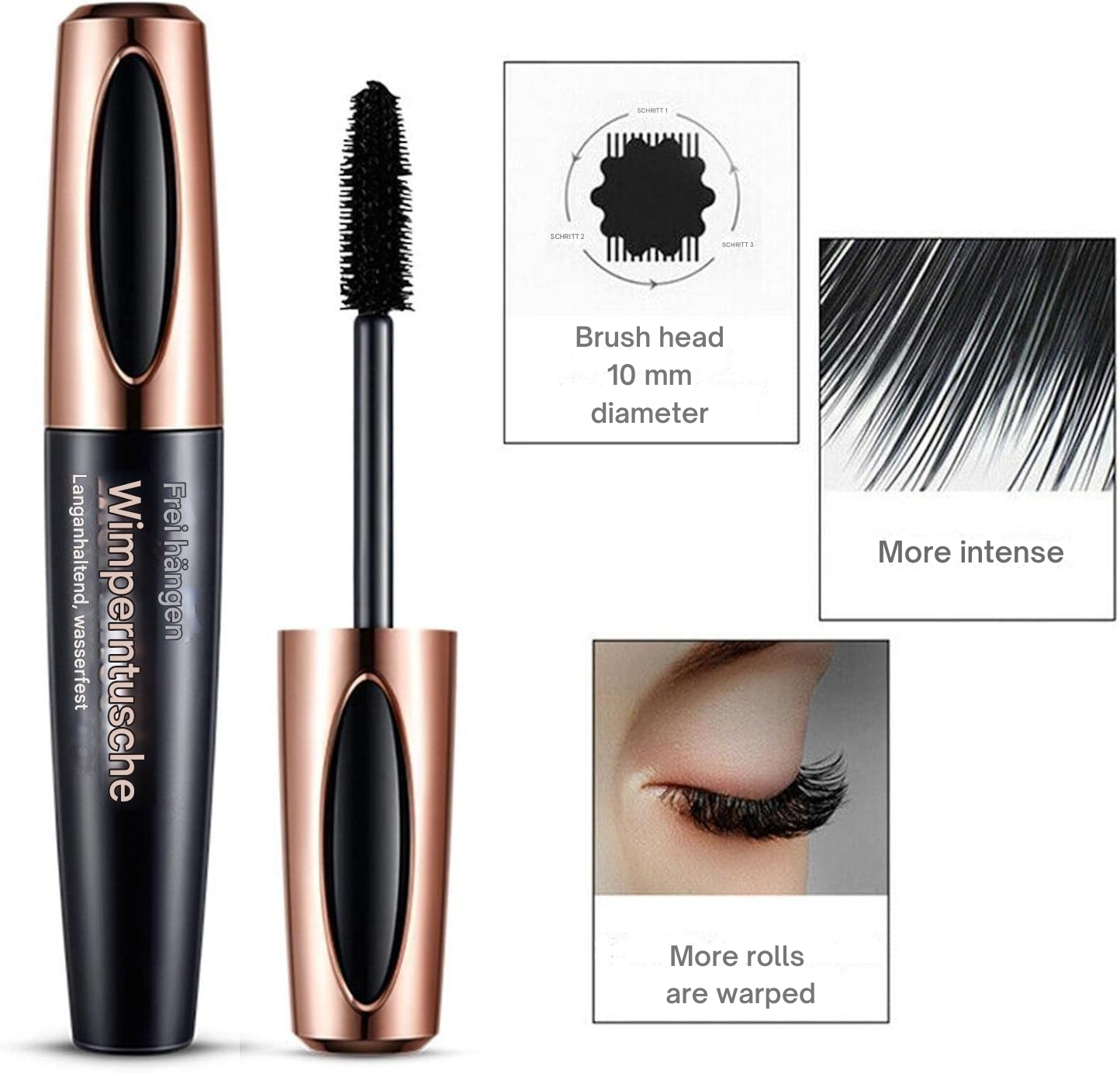 Mascara | 5D Lash Mascara | Longer & Voluminous Look | Lashora