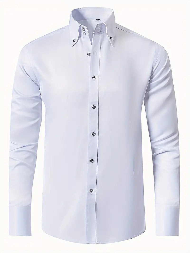 Image of Mason | Men's Slim-Fit Button-Down Shirt