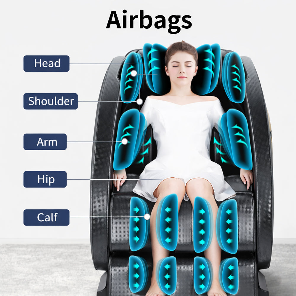 Massage Chair - Heat Therapy, AI Control, Zero Gravity - Model A5 Plus
