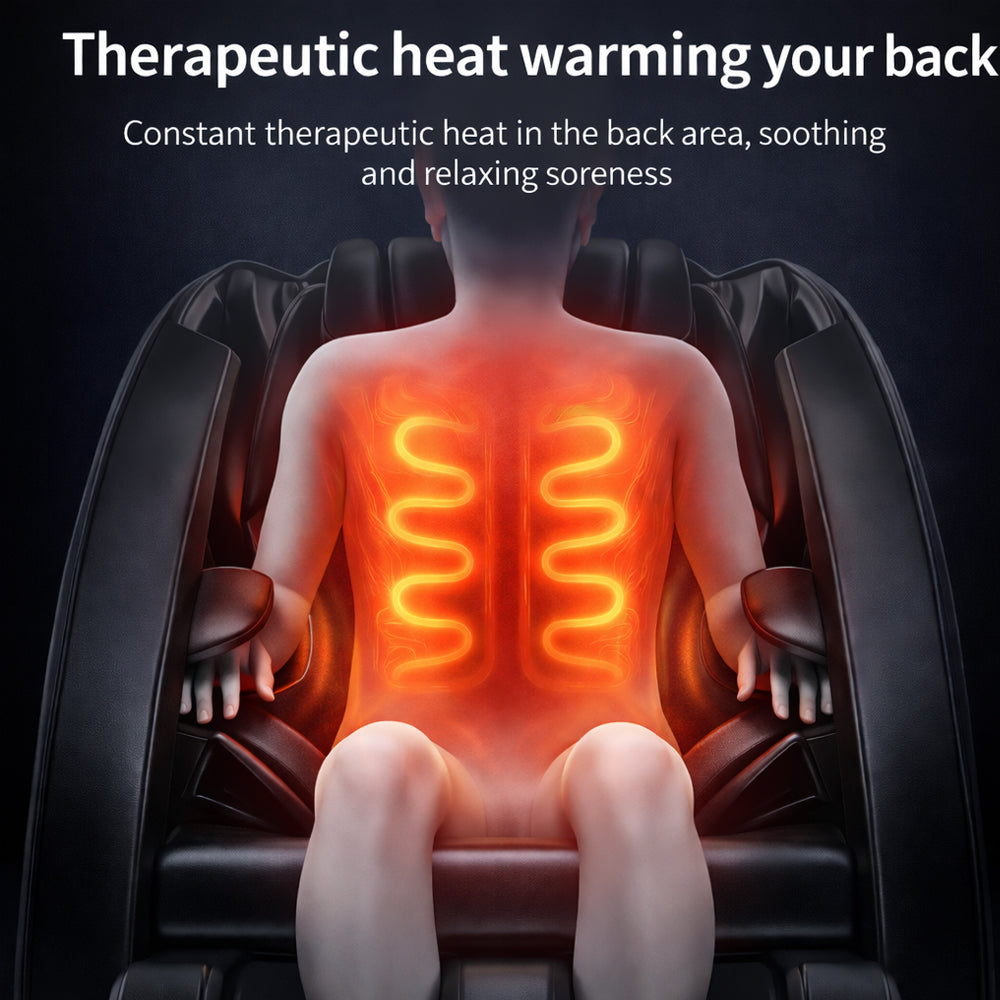 Massage Chair - Heat Therapy, AI Control, Zero Gravity - Model A5 Plus