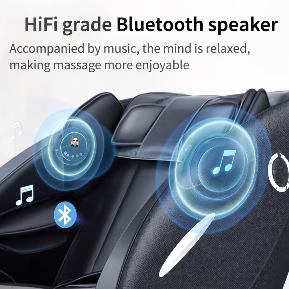Massage Chair - Heat Therapy, AI Control, Zero Gravity - Model A5 Plus