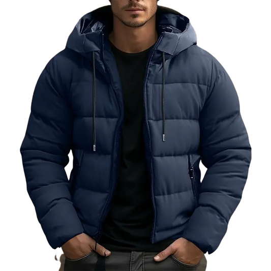 Image of Matthew | Men's Hooded Quilted Puffer Jacket