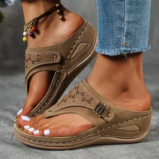 Image of Melanie | Women's Comfort Wedge Sandals