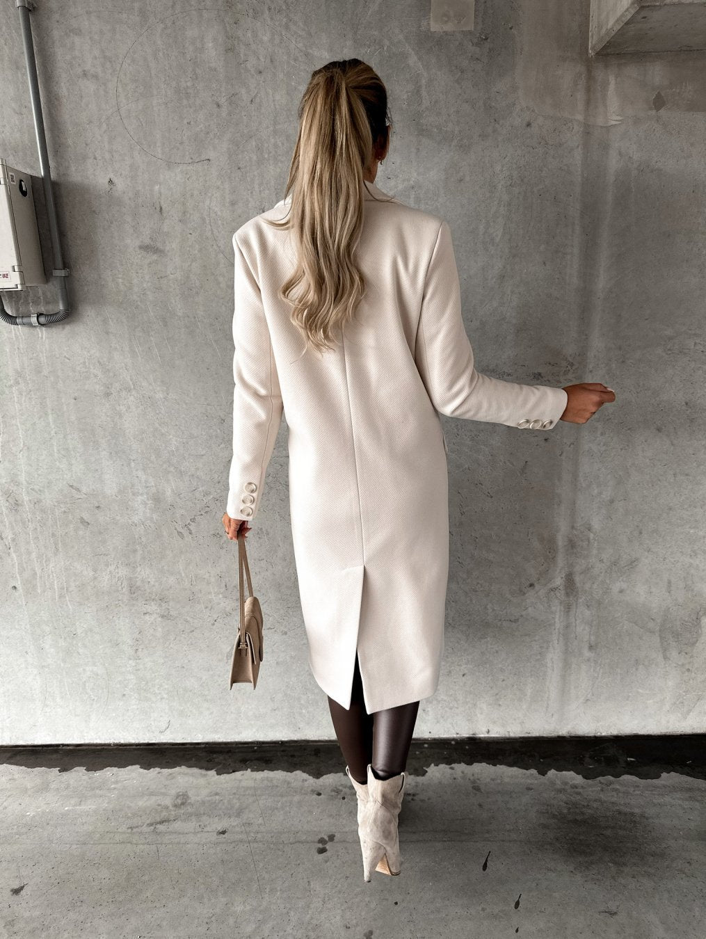 Image of Melanie | Women's Double-Breasted Long Coat