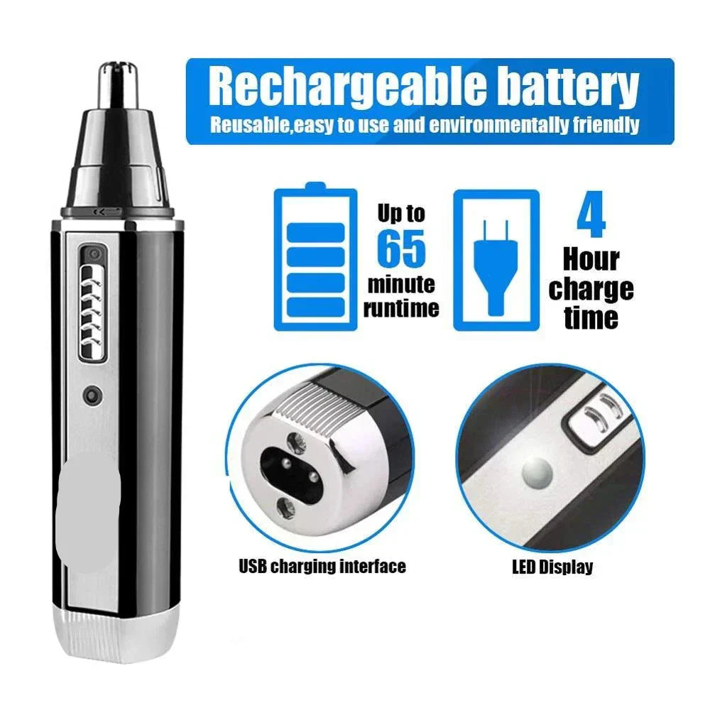 Men's 4-in-1 Rechargeable Nose & Beard Trimmer