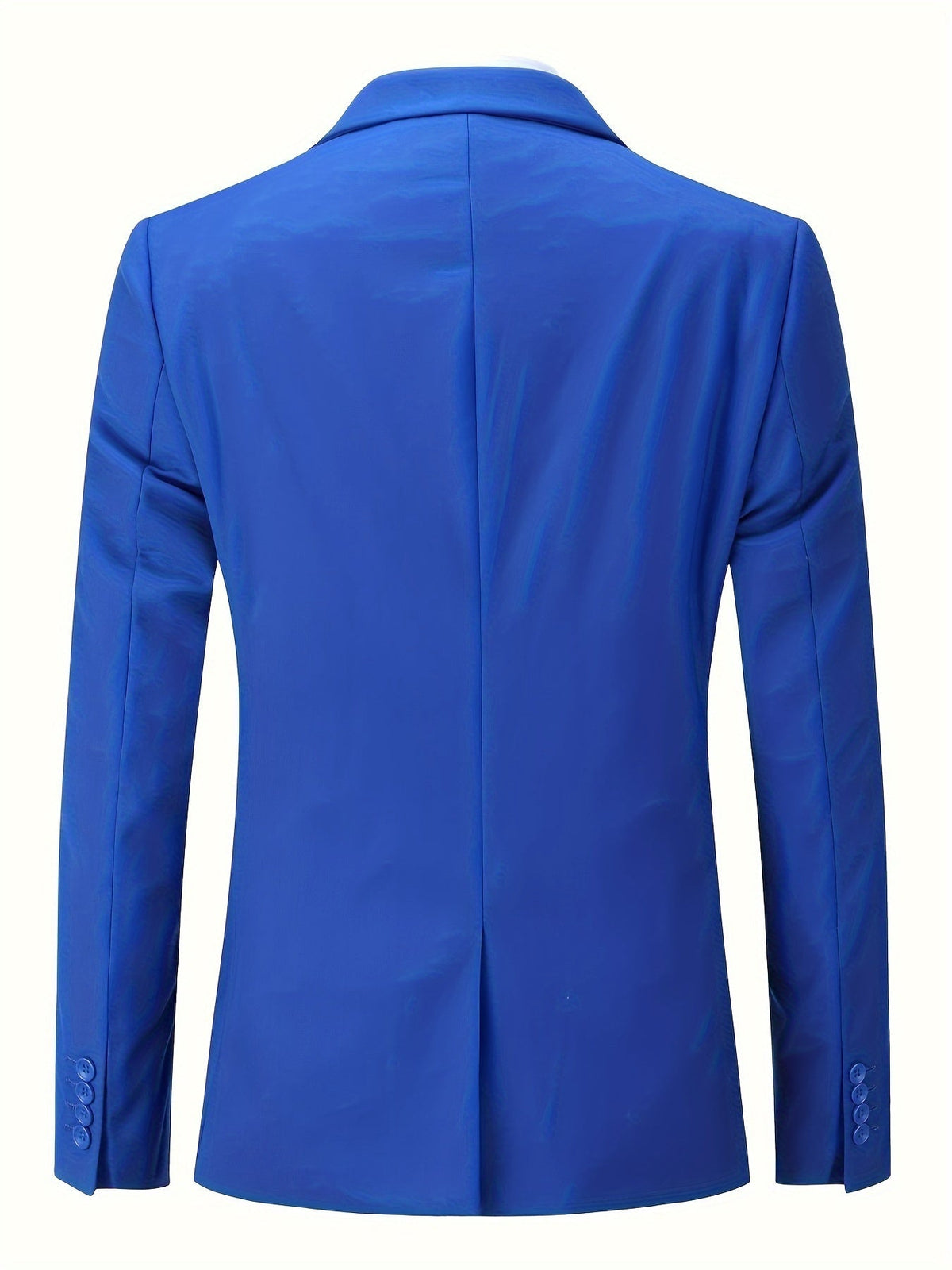 Men's Breathable Tailored-Fit Blazer Jacket for Office Wear