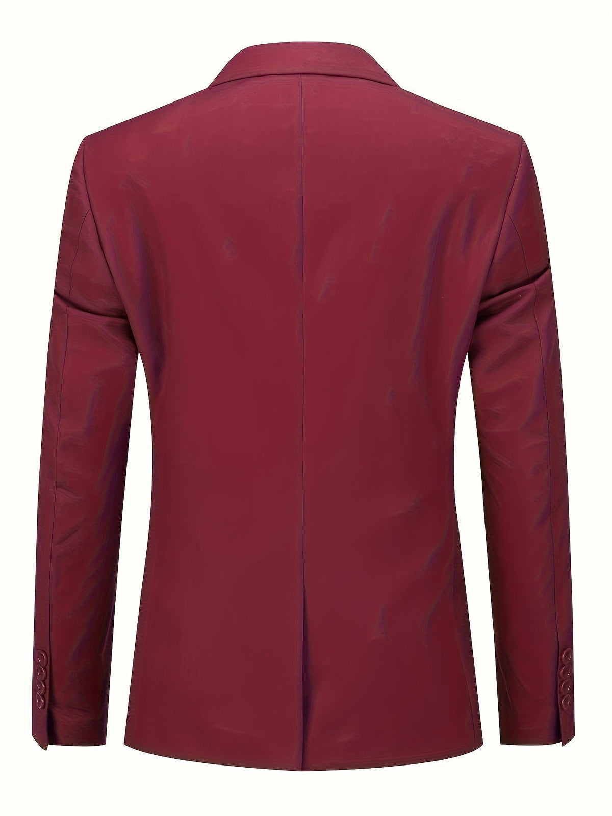 Men's Breathable Tailored-Fit Blazer Jacket for Office Wear