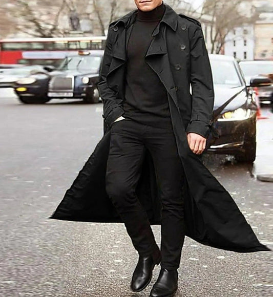 Men's Casual and Trendy Trench Coat