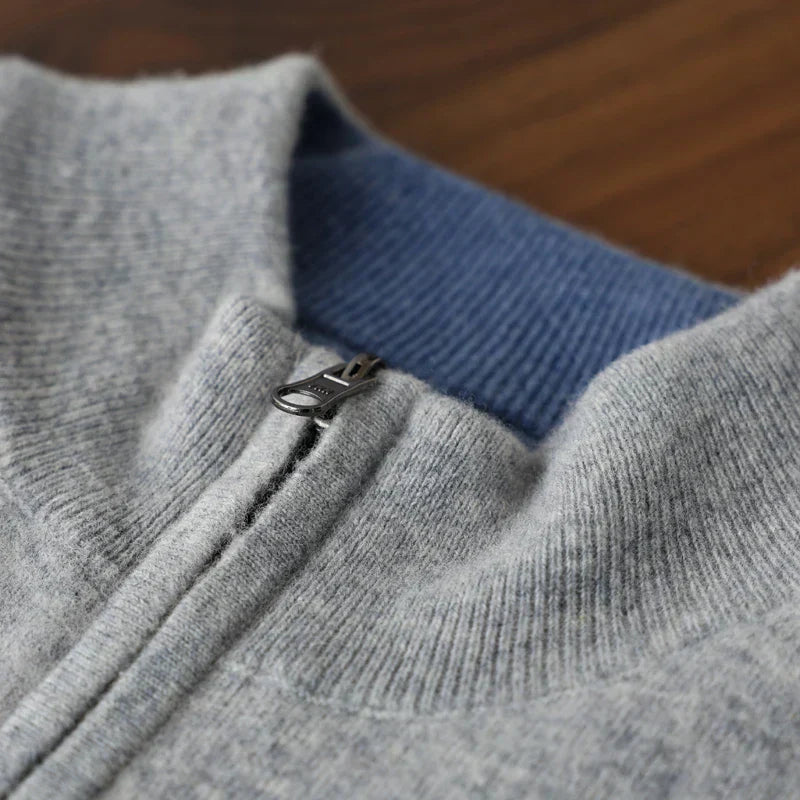 Men's Casual Long-Sleeve Open-Front Cardigan