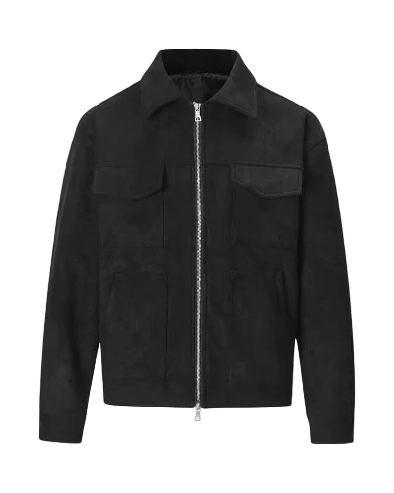 Men's Casual Zip-Up Jacket with Pockets