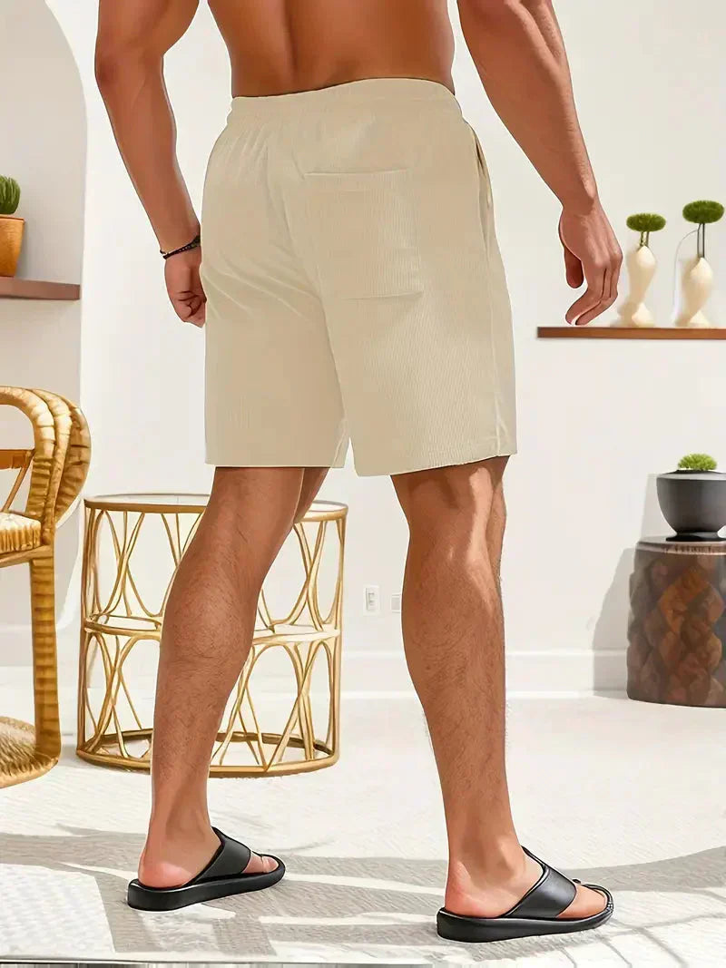 Men's Corduroy Drawstring Shorts